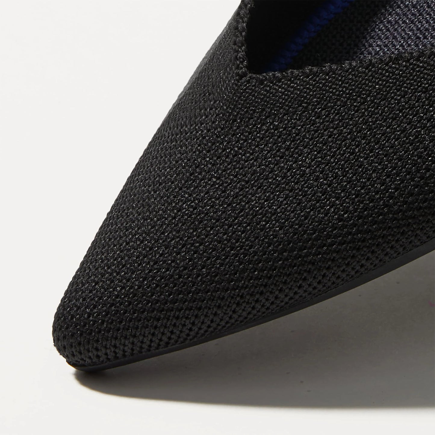 Rothy's Solid Black Point Flats Shoes (8)