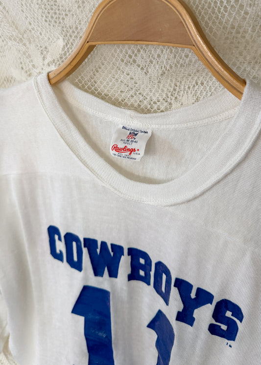 Vintage 80s Dallas Cowboys NFL Rawlings Football Jersey Shirt #11 (M)