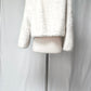 Vintage Glenoit Fabrics Ivory Faux Fur Jacket (M)