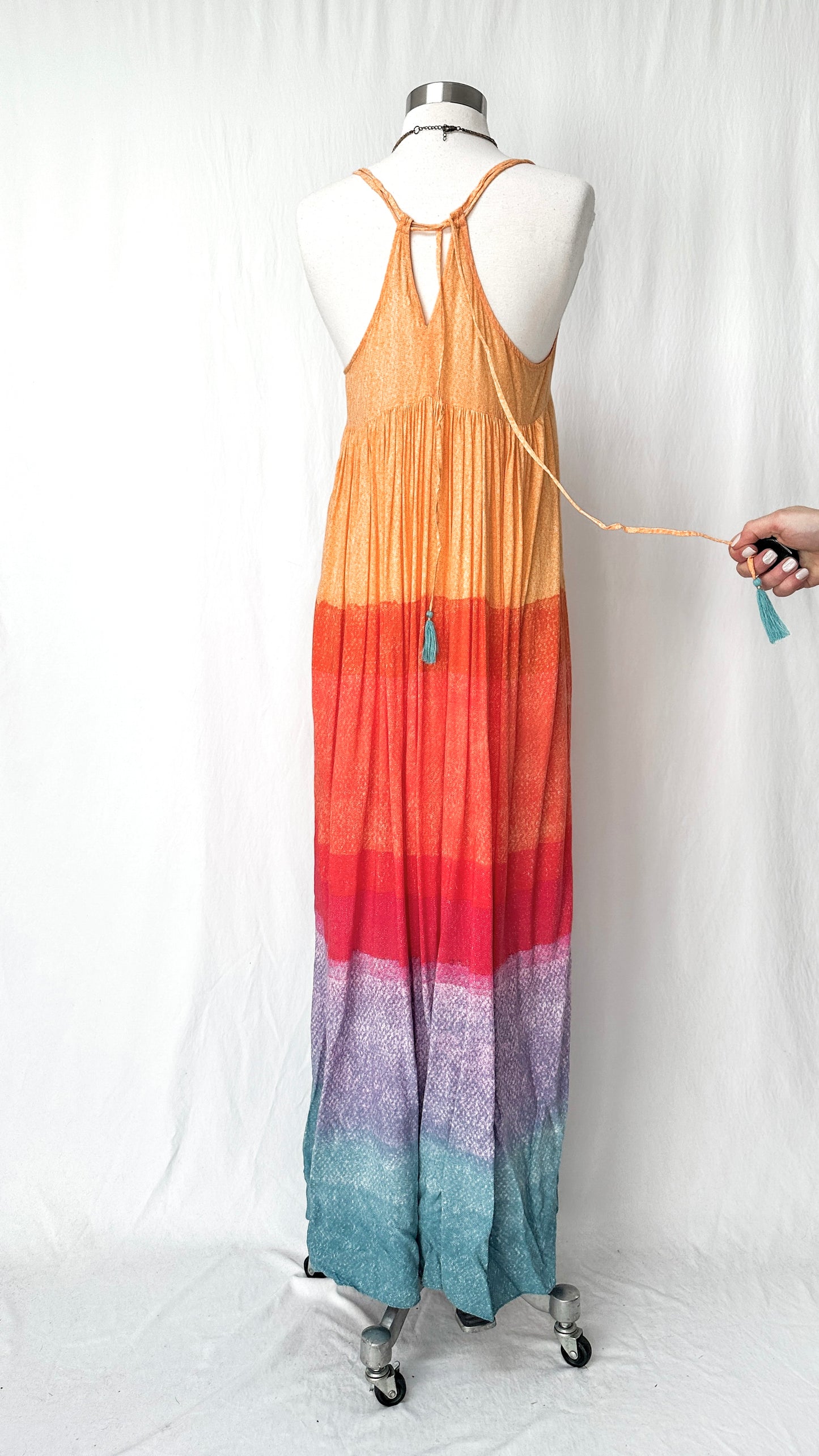 Anthropologie x Carla Weeks Setting Sun Maxi Dress (S)