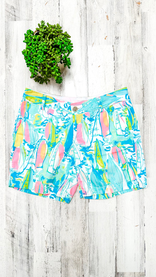 Lilly Pulitzer Jayne 7" Shorts in Beach and Bae Print (4)
