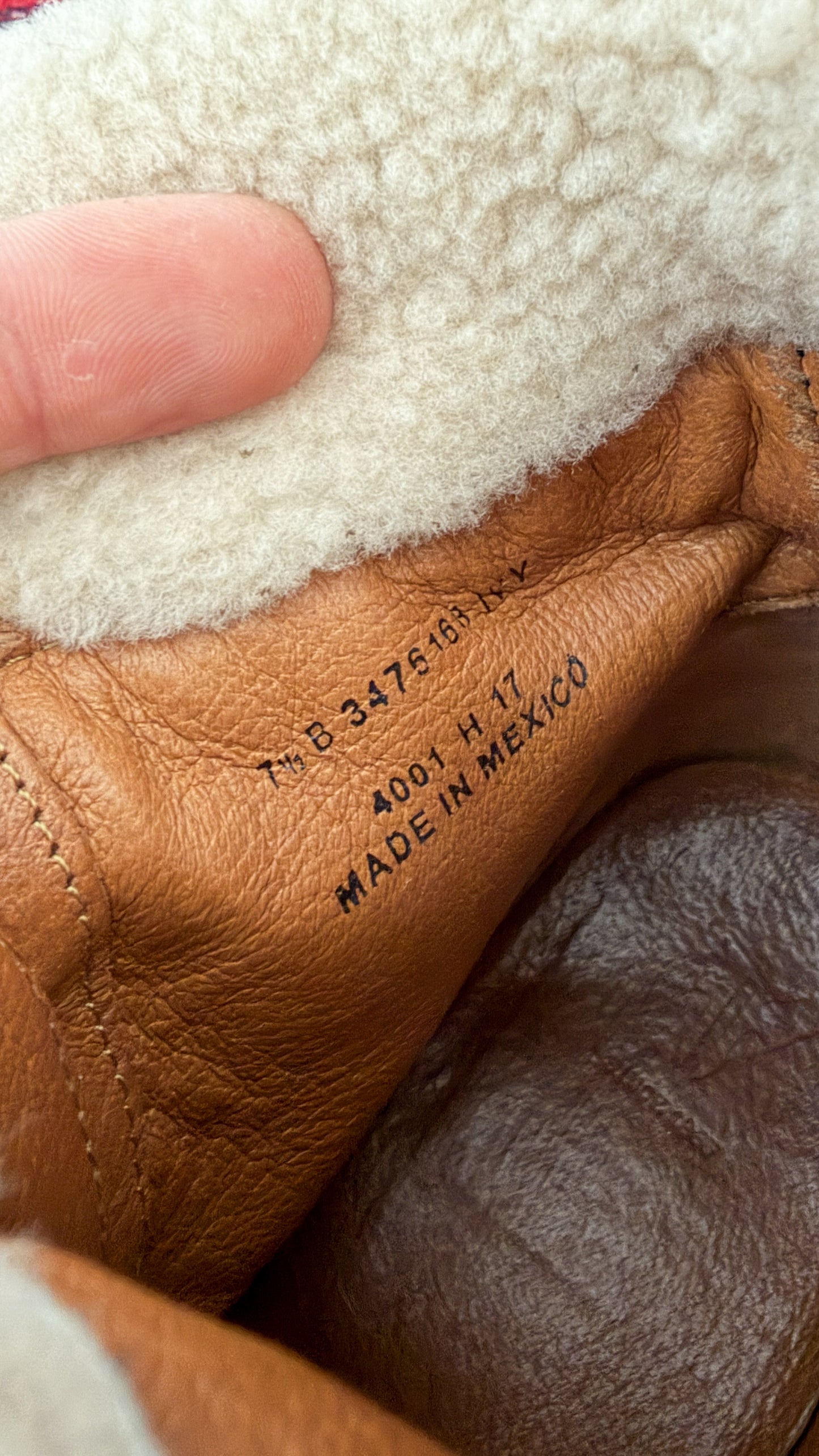 Frye Samantha Hiker Combat in Ivory Leather Shearling and Green Laces Winter Boots (7.5)