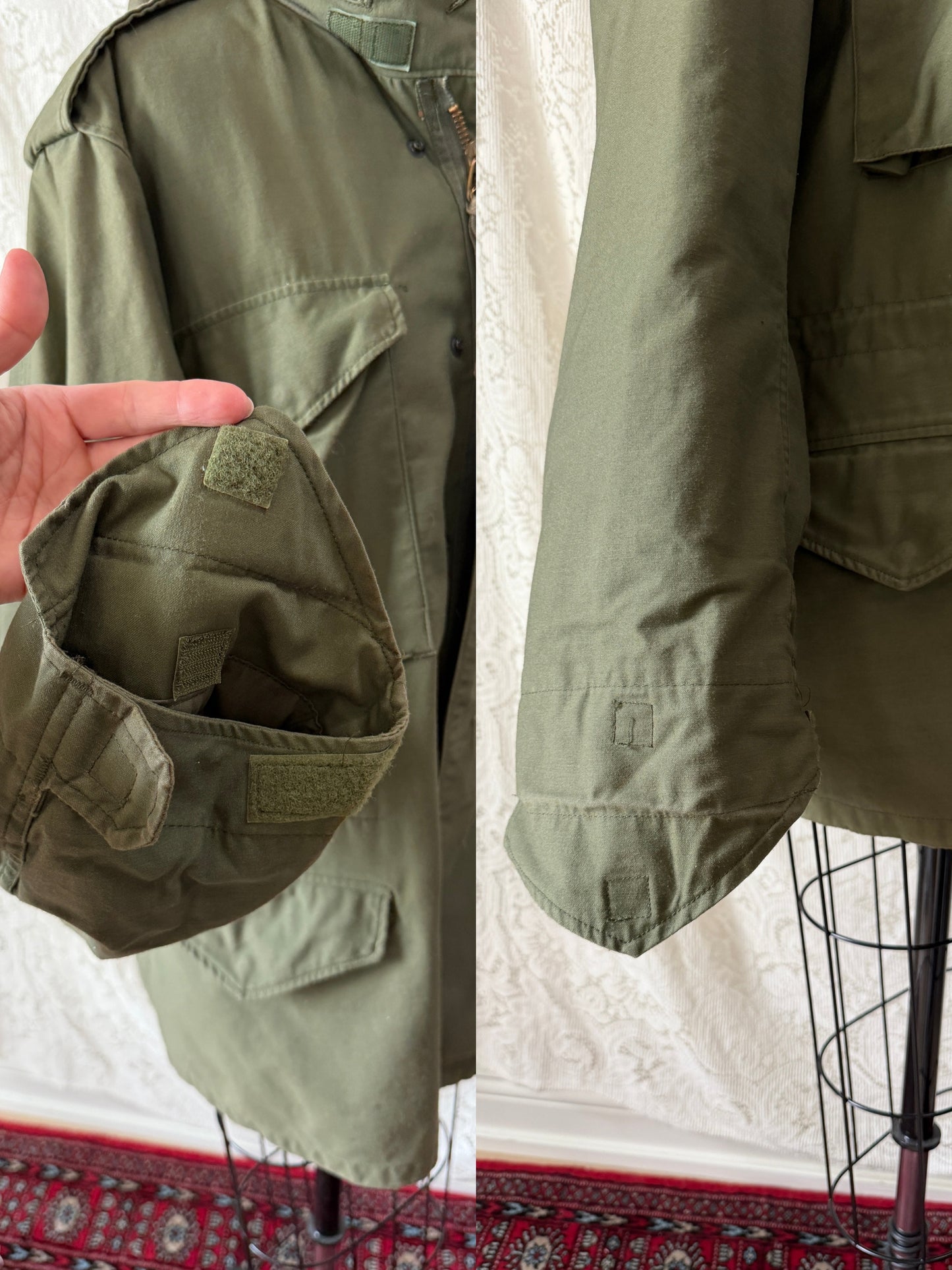 Vintage 70s U.S. Military M-65 Cold Weather Field Jacket OG-107