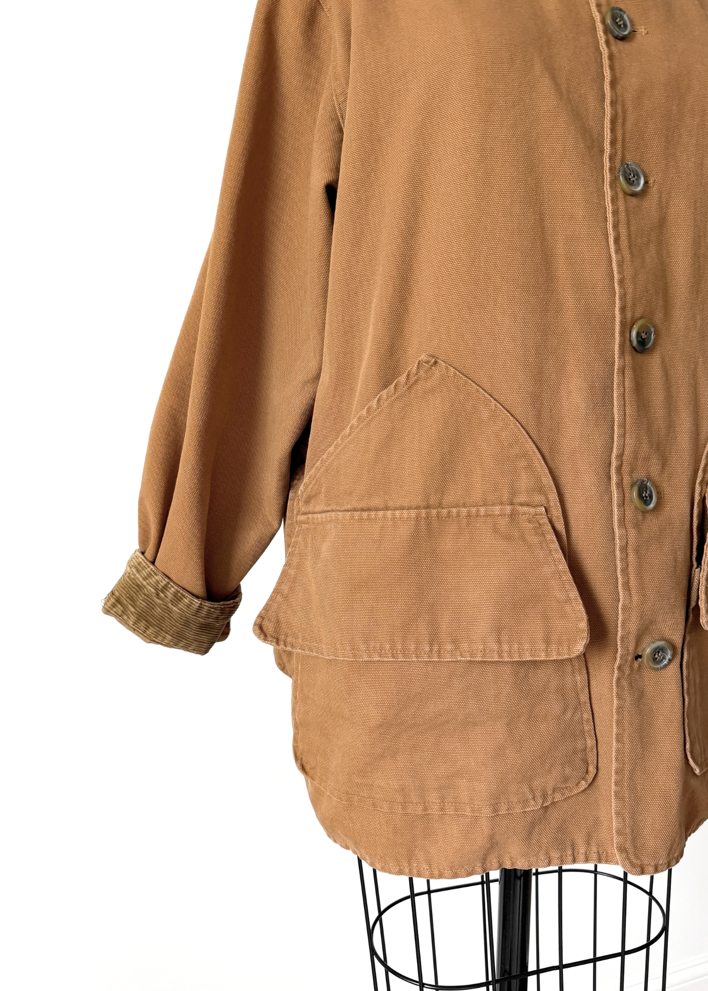 Vintage 90s The Limited Brown Khaki Cotton Canvas Chore Jacket (mens S)