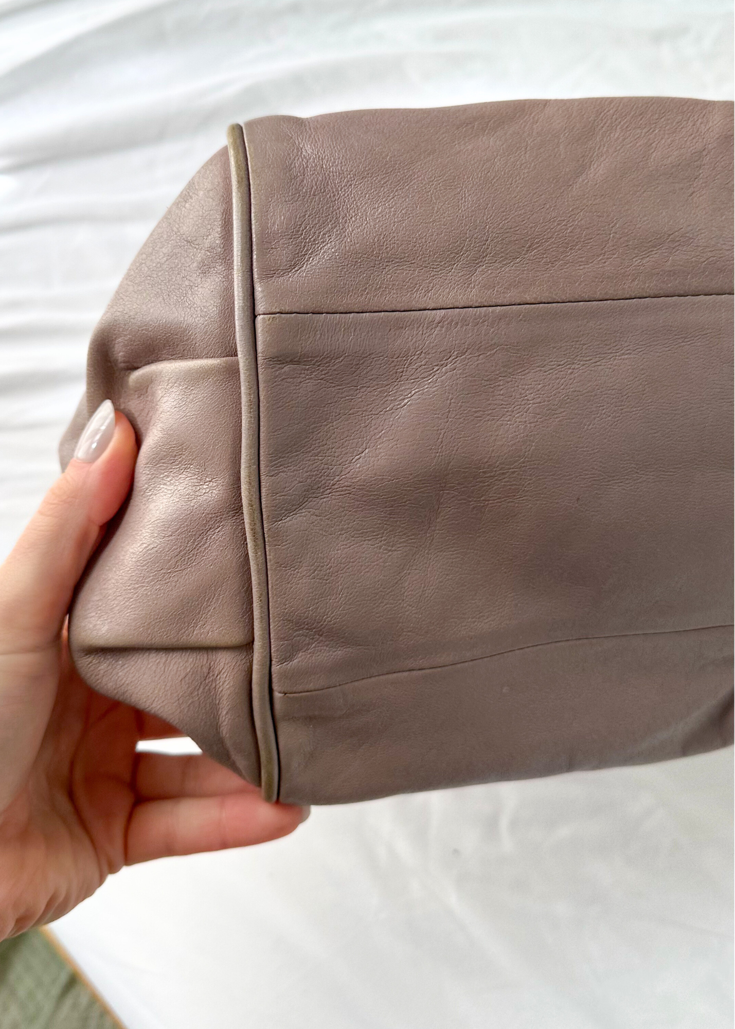 Chloé Ethel Tan Leather Small 2-way Convertible Purse