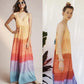 Anthropologie x Carla Weeks Setting Sun Maxi Dress (S)