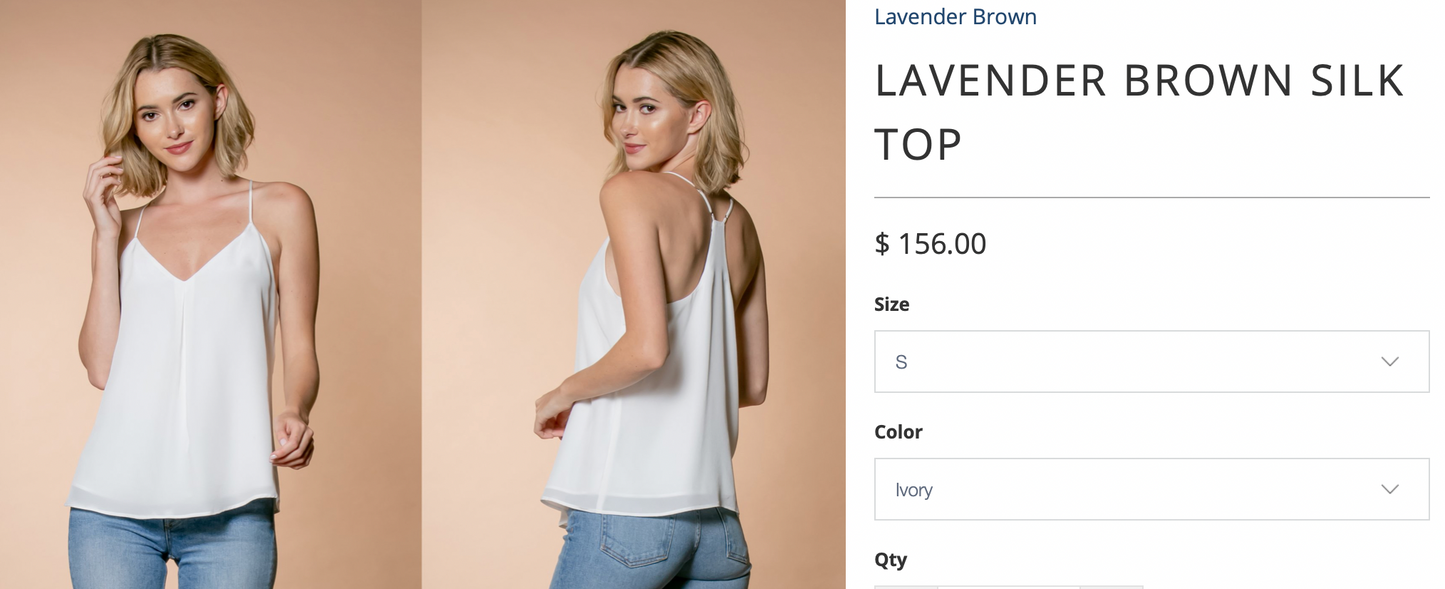 Lavender Brown Fuchsia Silk Top (M)