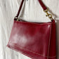 Vintage Coach Red Leather Bleeker Demi Purse # 9311