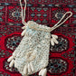 Antique Edwardian Irish Crochet Reticule Purse Sea Foam Green Lined c. 1900–1915
