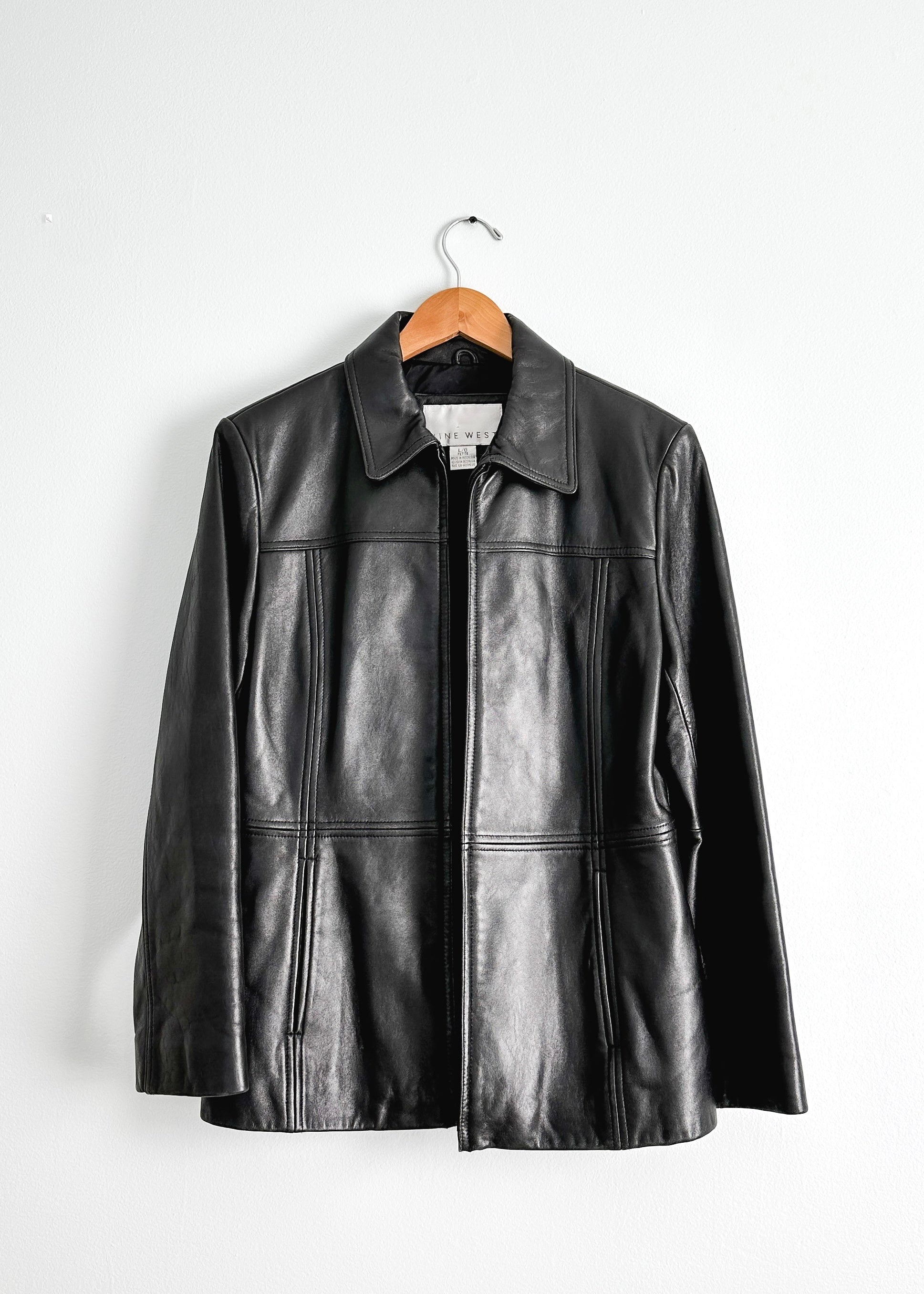 Nine West Leather Jacket hot