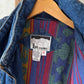 Vintage 90s In Crowd Denim Ski Jacket Southwestern Lined Oversized Coat