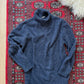 Malo Cashmere Navy Blue Men's Turtleneck Sweater (2X or 54)