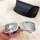 Dolce & Gabbana DG6188 Grey/Light Grey Mirrored (3415/6G) Unisex Sunglasses