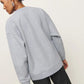 NEW Reformation Organic Cotton Gray Fleece Oversized Sweatshirt (S)