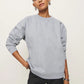 NEW Reformation Organic Cotton Gray Fleece Oversized Sweatshirt (S)