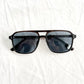 NEW VZN Frames St Barts | Hogany Square Aviator Sunglasses