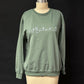 Dachshund Sage Green Pullover Sweatshirt (L)