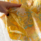 Vintage 70s Diolen Yellow Print Mini Dress