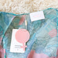 NEW Selkie Cloud 9 Blue & Pink Champagne Mod Print Wrap Top (S)