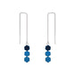 Geometric Silver Thread Drop Earrings (2 options)