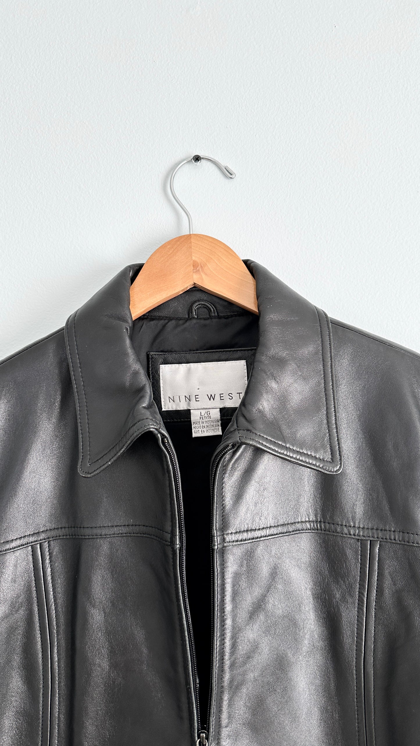 Vintage 00’s Nine West Leather Jacket (M/L)