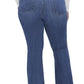 Good American Good Legs Flare Jeans in BBLUE305 Medium Wash (14 or 32)