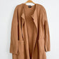 Quince 100% Organic Cotton Knit Collarless Coat (L)