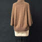 Classiques Entier Atelier Mocha Brown Wool Alpaca Blend Knit Capelete Sweater (L)