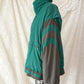 Vintage 80s Bogner Teal Gray Winter Ski Jacket (XL)