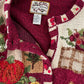Vintage 2000 Heirloom Collectibles Pumpkin Patch Cardigan (L)