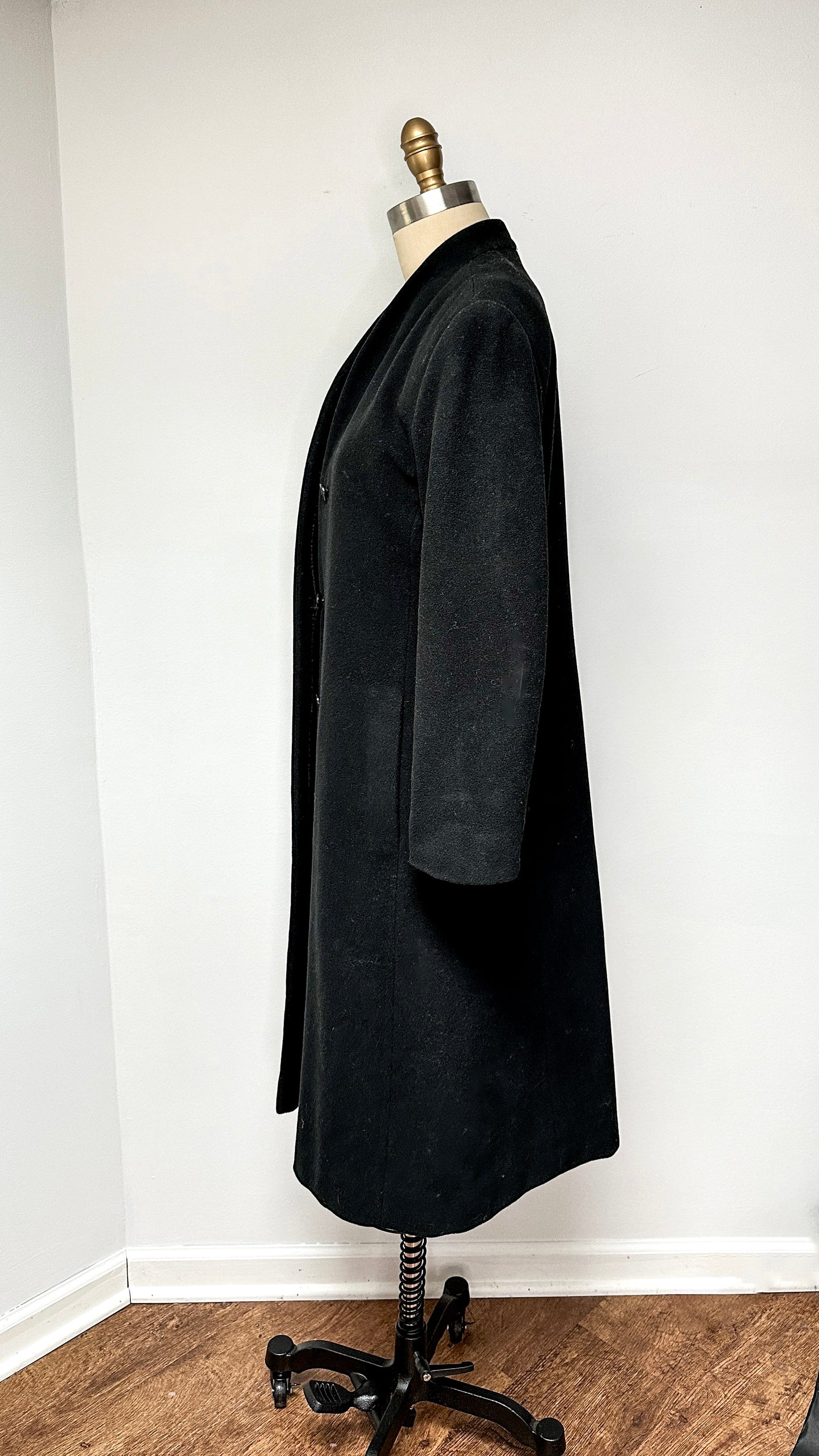 Kristen Blake Timeless Cashmere Blend Black Coat (S or 2/4)