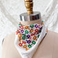 Vintage Gucci Horsebit Cotton Handkerchief Scarf