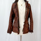 Barbour Women’s Brown Waxed Cotton Summer Sapper Utility Field Jacket (US 8)