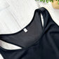 Lululemon Blissed Out Black and Gray Racerback Tank Dress (4)