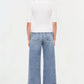 Simkai Jude Wide Leg Denim Jeans Ombre Cuff  (29 or 8)