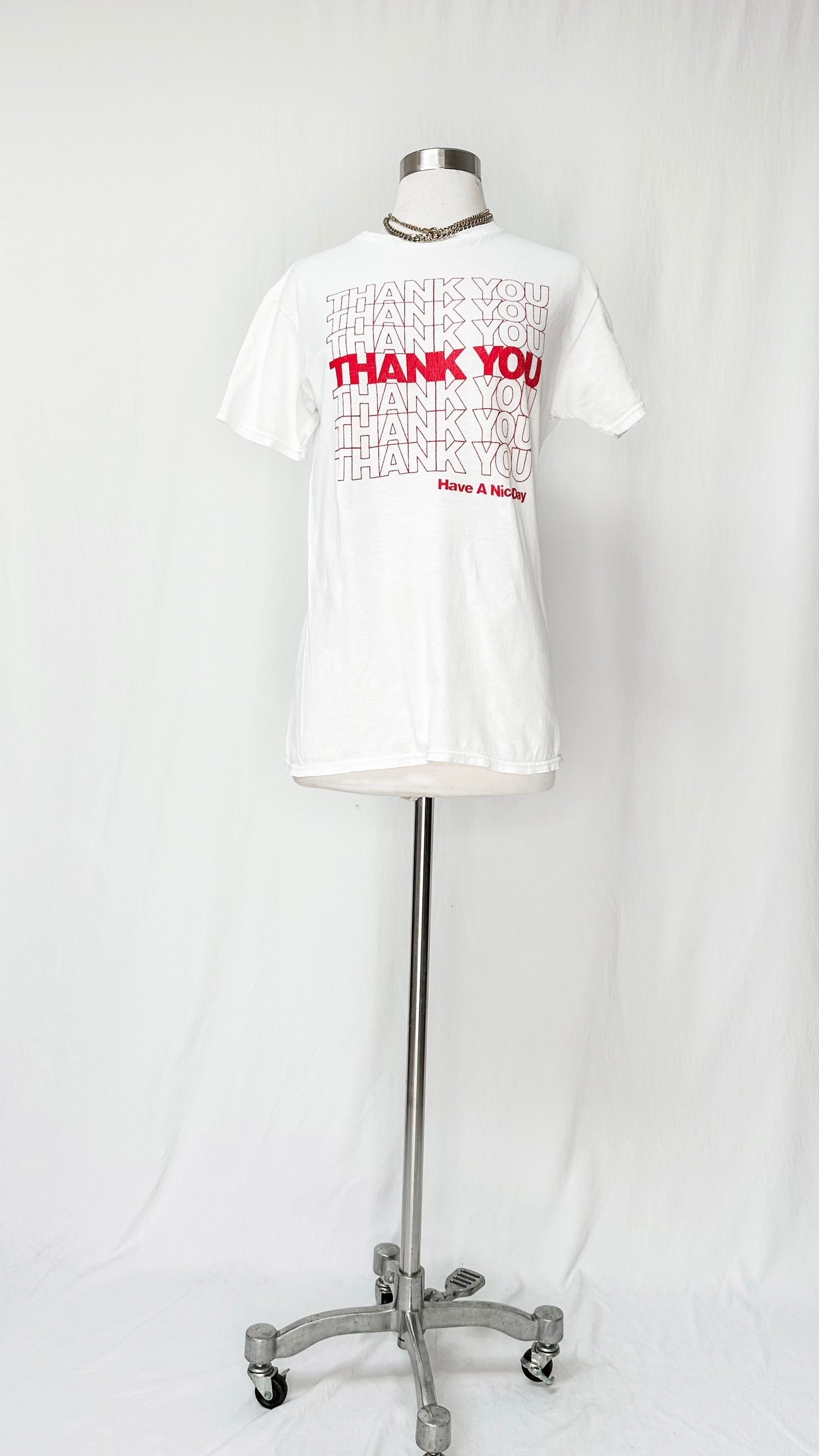 Vintage 90’s Thank You Single Stitch Graphic Tee (S)