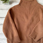 Demylee x J.Crew Heavy Wool Roll Neck Pullover Knit Sweater