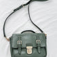 Kate Spade Lola Avenue Lia Dark Green Loden Satchel Purse