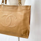 Vintage 90s Chanel Large Timeless Shopping Leather Tote Purse