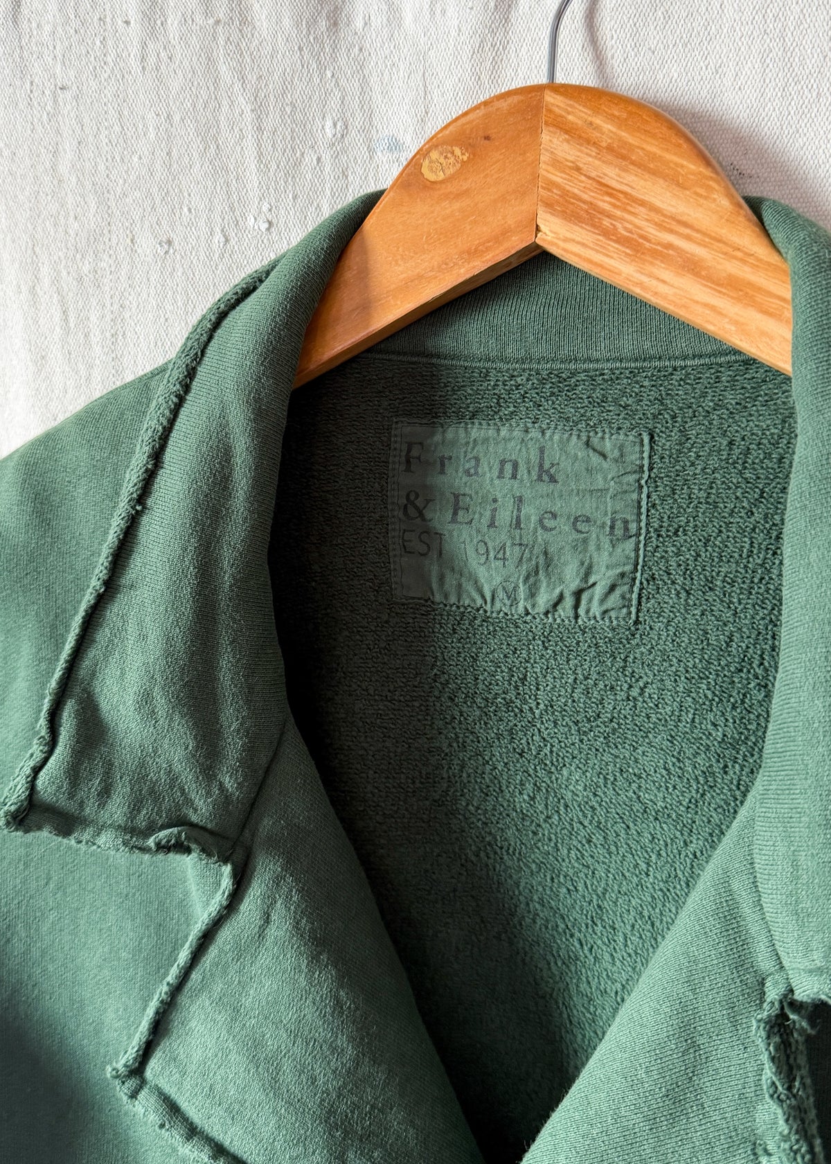Frank & Eileen Belfast Cropped Sweatshirt Peacoat Jacket (M)