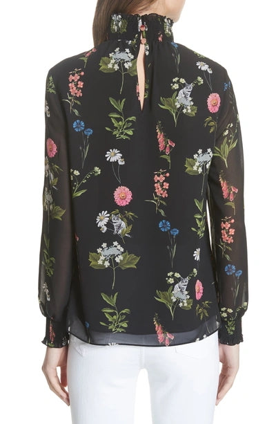 Ted Baker Taalia Florence Cat & Floral Print Top (12)