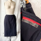Prada Sport Linea Rossa Plum Brown Midi Pencil Skirt Made in Italy (IT 44 or US 10)