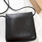 Vintage Coach Compact Pouch in Black Leather Crossbody Purse