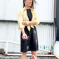 Vintage Koret Union Made USA Yellow Gingham Button Down (S)
