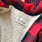 Vintage Marc Richards Classic Buttalo Plaid Sherpa Fleece Lined Insulated Jacket (M)