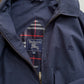 Vintage 90s Burberry Harrington Navy Cotton Windbreaker Spring Men's Jacket (XL)
