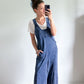 Anthropologie Daily Practice The Palmra Jumpsuit in Blue (M)