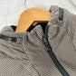 Lululemon Men's Relay Hooded Jacket in Brown Black Houndstooth Swift Mojave Tan