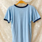 Vintage 80s Windermere Muskoka Canada Blue Ringer Penmans Tee Shirt