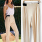 ADAY Turn It Up Pants in Sesame (S)